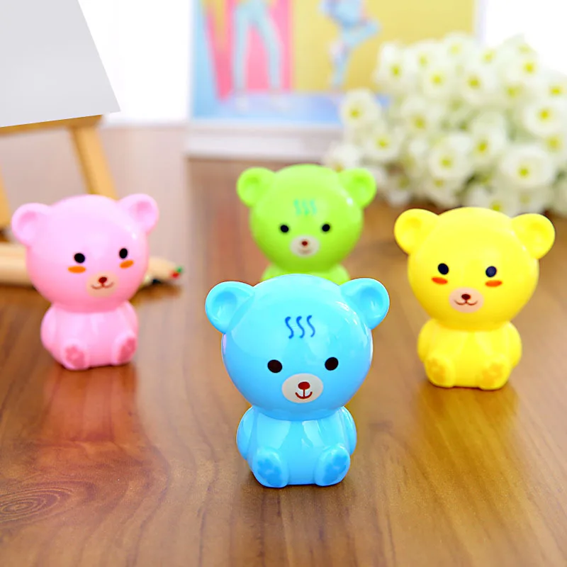 Милый медведь Kawaii креативный точилка для карандашей стационарная оптовая