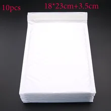 10pcs (18 * 23cm + 3.5cm) White Envelope Paper Bubble Mail Bag Bubble Postage Shipping Bags