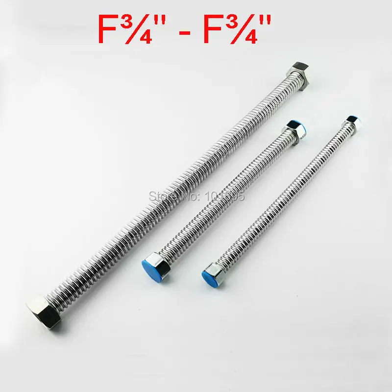 

High Quality SUS304 Stainless Steel Female 3/4 DN20 Screw Nut with 10CM-200CM Length of Wave Hose L17153