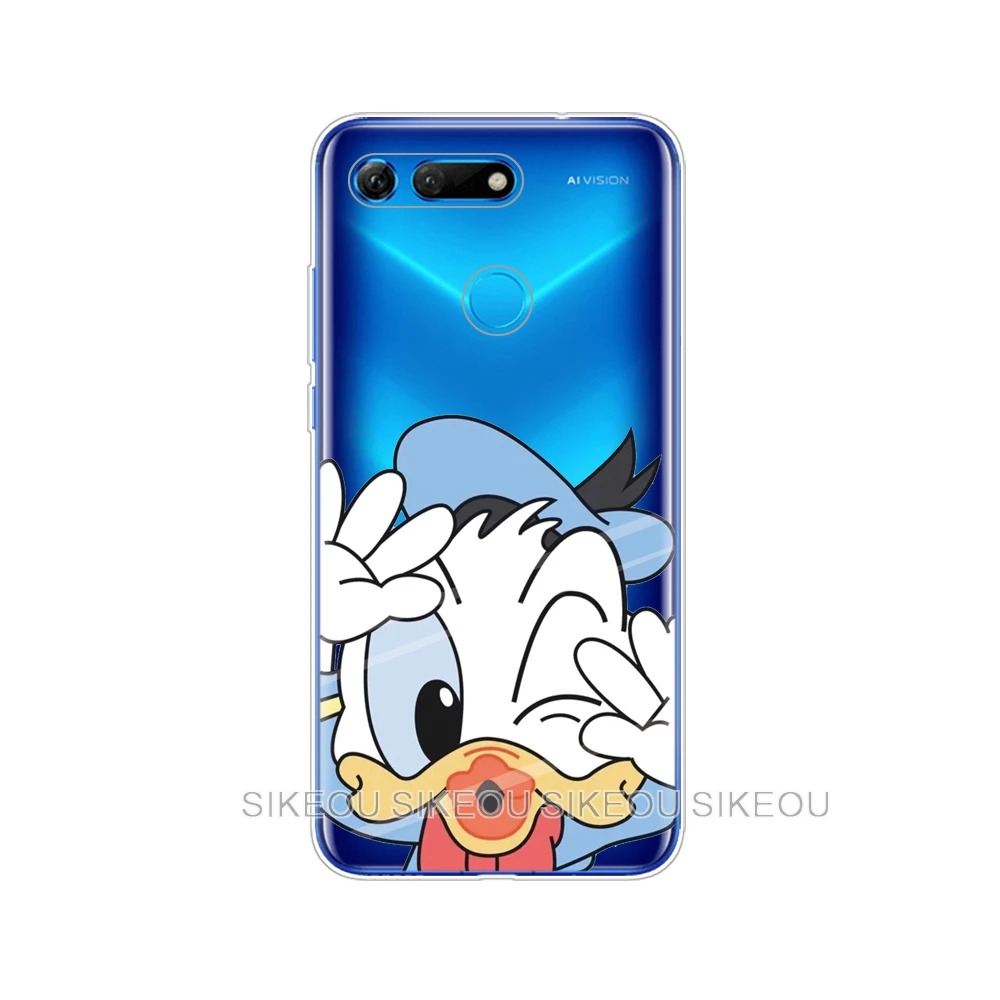Чехол для huawei Honor View 20 V20, чехол из ТПУ, мягкий силиконовый чехол для Honor V20, чехол с мультяшным животным - Цвет: 34675