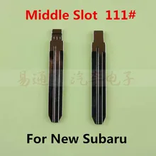 Средний слот нет. 111 автомобильный пульт дистанционного ключа для нового Subaru модифицированный флип-пульт дистанционного ключа оболочки лезвия Repacemet [10 шт./партия]