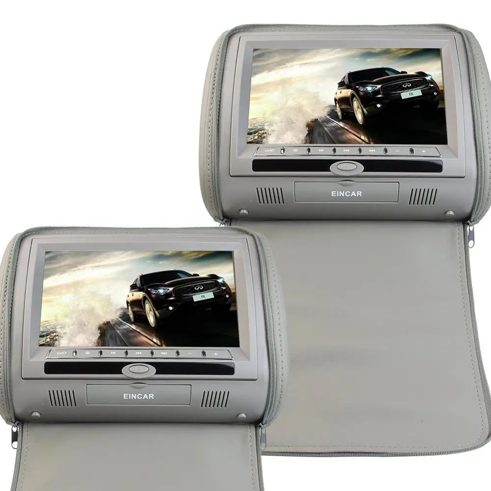 Car Headrest DVD Player with HD Digital Screen 9 inch Headrest CD DVD