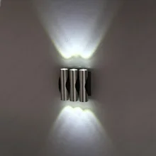 Крытый 2 Вт/4 Вт/6 Вт Светодиодный настенный Бра Лампа вверх/вниз светильник прожектор крыльцо гостиная прихожая бар