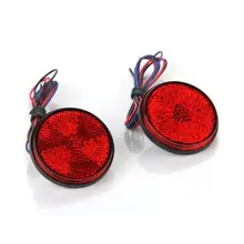 JOUET 2 * LED Lampe Ampoule Feu forein Arri re Lumi re Rouge 12V Rond Voiture