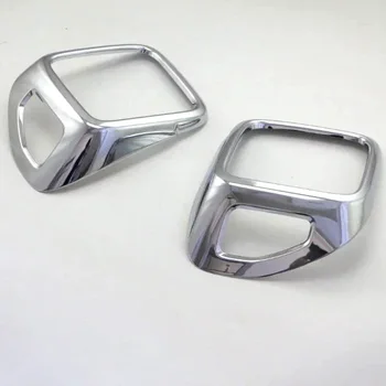 

Car stying For Jeep Renegade 2014 2015 2016 Accessories Auto Tail Light Guard Rear Lamp Trim Frame Exterior Part ABS Chrome