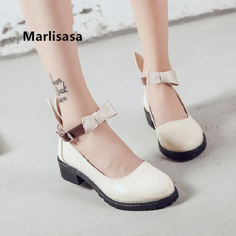 Zapatos De Mujer женские милые бежевые удобные туфли с бантом Модные черные из
