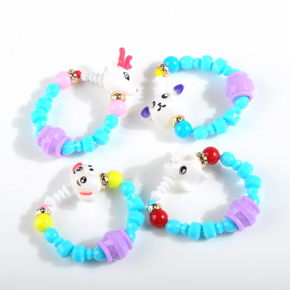 

2019 Colorful Funny Magic Animal Bracelet, Deformation Chain Love Elf Variety Children's Bracelet, Pop Bead Toy Bracelet,