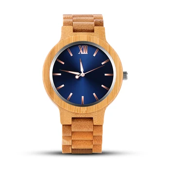 

WAKNOER Wood Watches Luxury Wooden Watch Ladies Watches For Women Popular Luxury Full Wood Men's Watch Clock montre femme saat