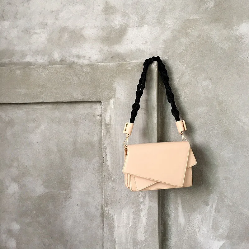 Autumn Hot Women New Shoulder Bags INS Popular Female Fahsion Crossbody Knit Flap Ladies Travel Weave Messenger Bolsa SS3414 (5)