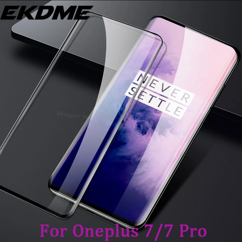 

Glass On The For Oneplus 7 7 Pro Screen Protector Premium Curved Edge Clear Protective Film For Oneplus 7 1+7PRO Tempered Glass