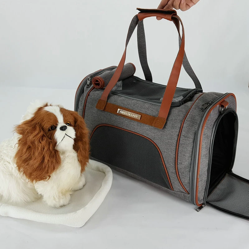 

Airline Approved Removable Pet Carrier for Small Pets. Upgraded Structural Design Ultimate Strength Features Mesh Panels Plush