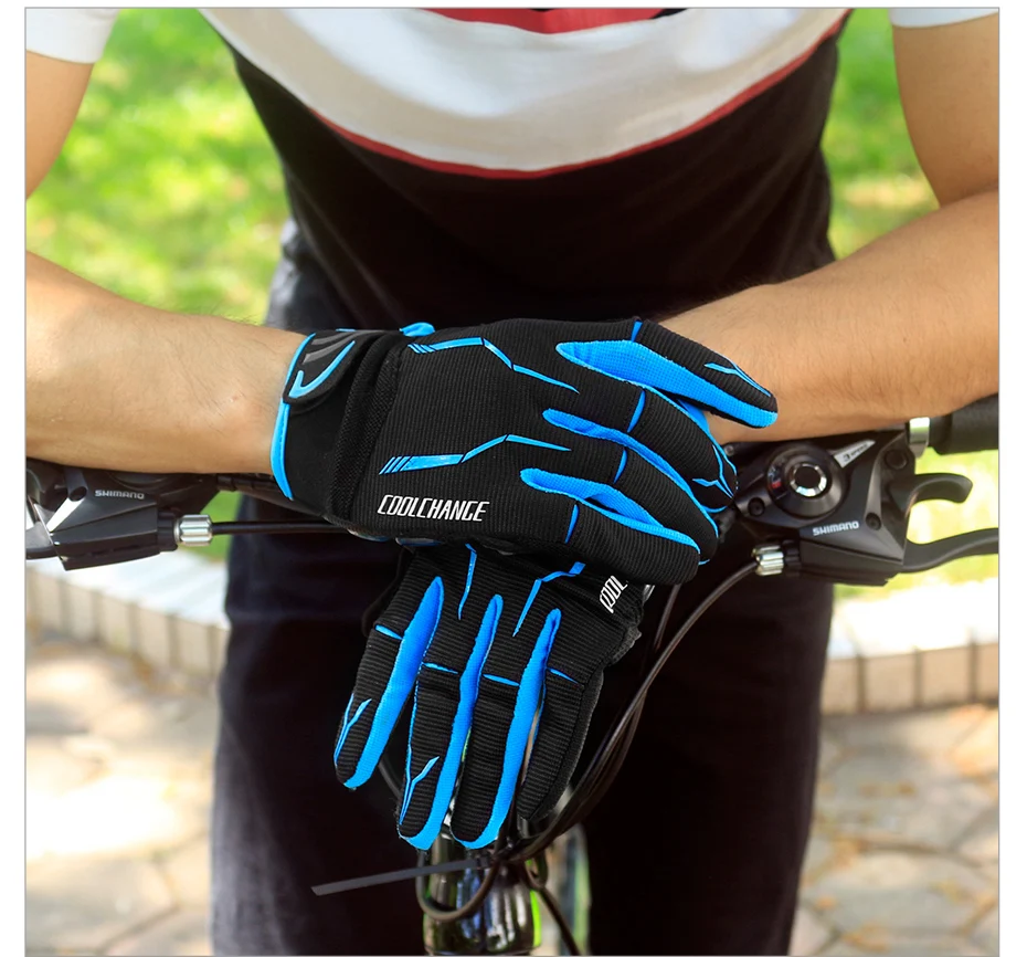 Coolизменить перчатки для велоспорта ветрозащитные спортивные перчатки с сенсорным экраном для езды на велосипеде с полным пальцем спортивные Гелевые перчатки для горного велосипеда мужские и женские перчатки