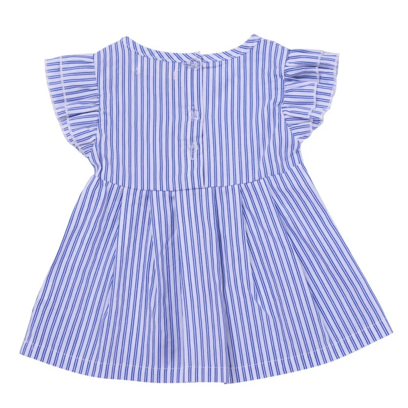 

Kid's Lovely Dress Baby Girls Striped Mini Causal Dresses Fashion Kids Princess Sleeveless Party Summer Vestido Dress