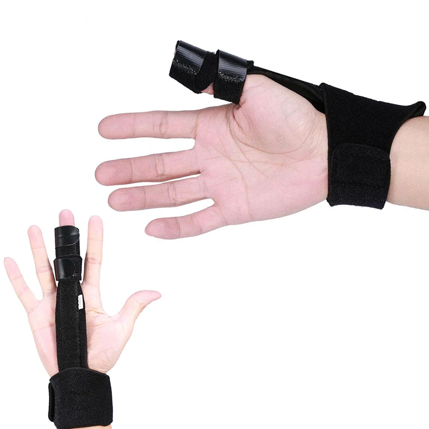 

Malleable Finger Splint Wrist Hand Support Joint Fractures Recovery Pain Relief Trigger Finger Brace Protector Injury Aid Tool