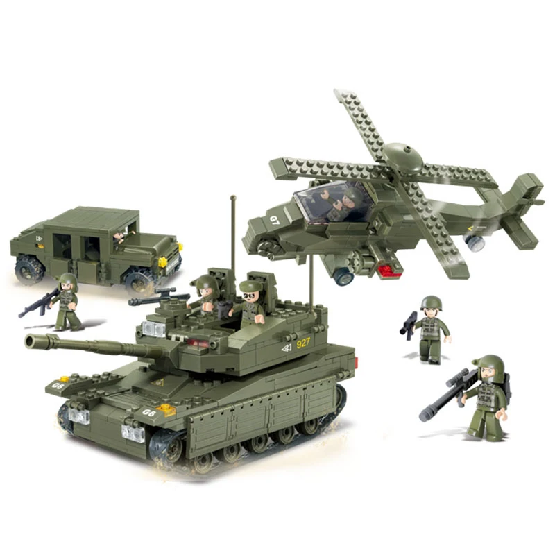 

S Model Compatible with B0309 683pcs Amphibious Assault Models Building Kits Blocks Toys Hobby Hobbies For Boys Girls