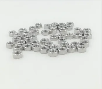 

50pcs DIN934 M1.6 M2 M2.5 M3 M4 M5 M6 M8 m10 m12 stainless steel Hex nut