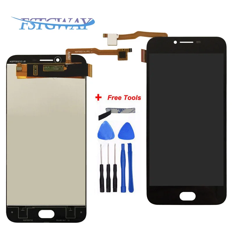 

FSTGWAY For UMI C Note 2 LCD Display Screen with Touch Glass Digitizer Replacement LCD Screen For UMIDIGI C Note 2 +Tools