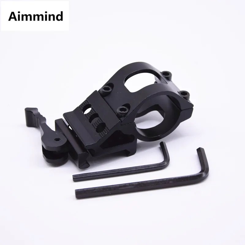 1 дюйм 25 мм 45 градусов офсетное кольцо поддержка Torche лазер Chasse Cadre Mount Weaver 20 Rail Picatinny