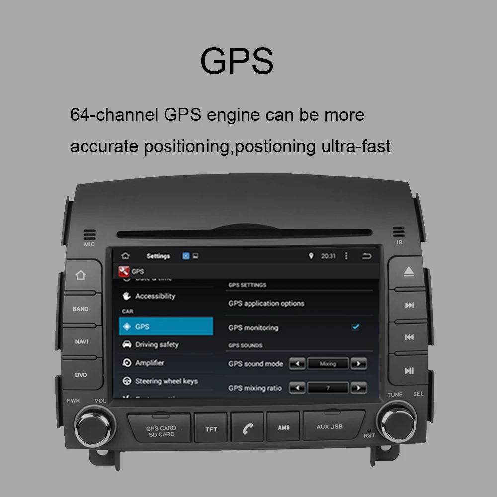 6," Android 9,0 Восьмиядерный 4 Гб ram Автомобильный gps навигатор для Hyundai Sonata NF YU XIANG 2006-2008 радио стереоdvd мультимедийный плеер