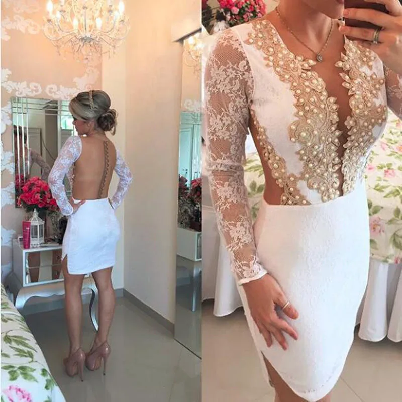 Online Get Cheap White Gold Prom Dress -Aliexpress.com