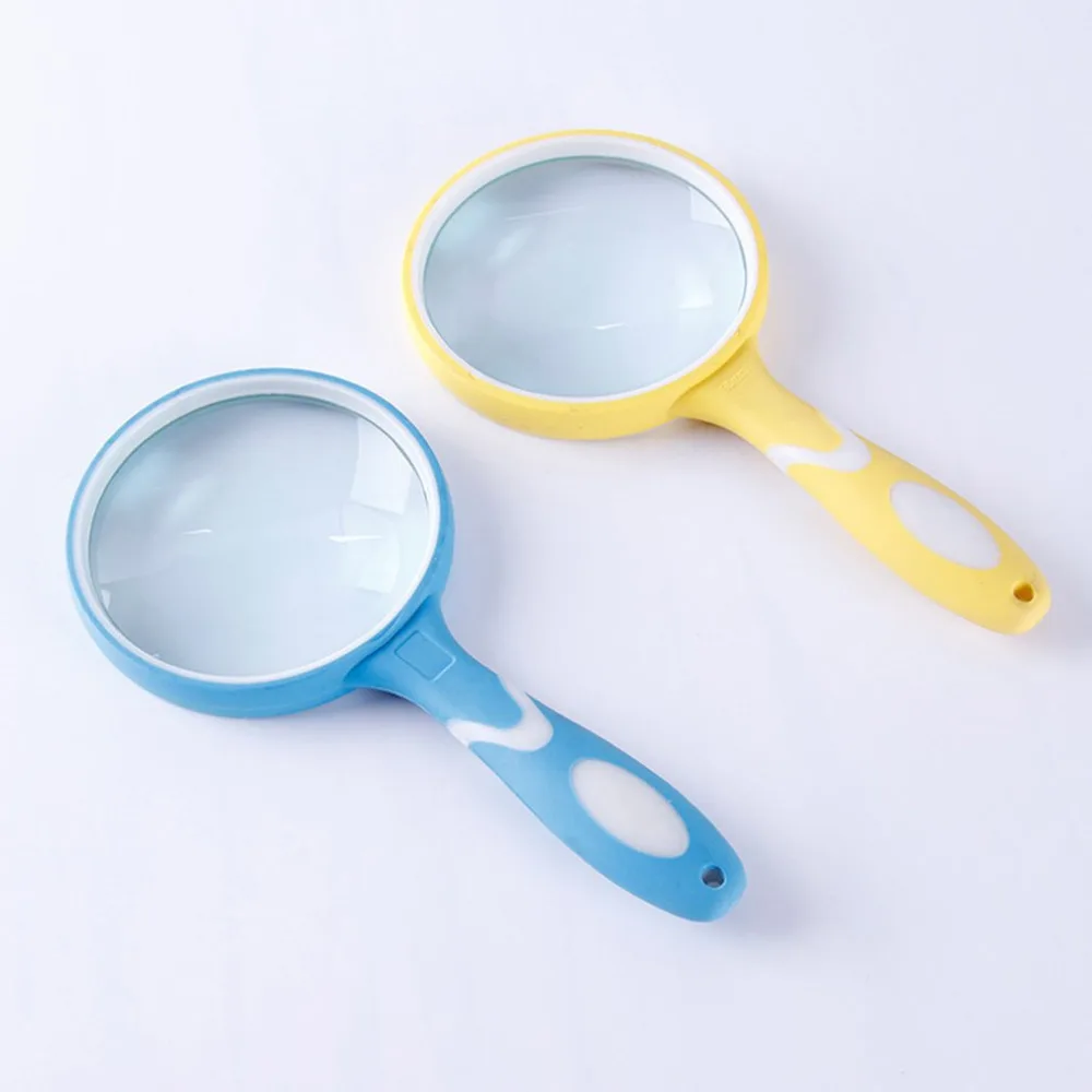 10X Optical Handheld Magnifier Easy Grip Ergonomic Rubber Handle Glass Lenses Magnifying Jewelry Reading Loupe |