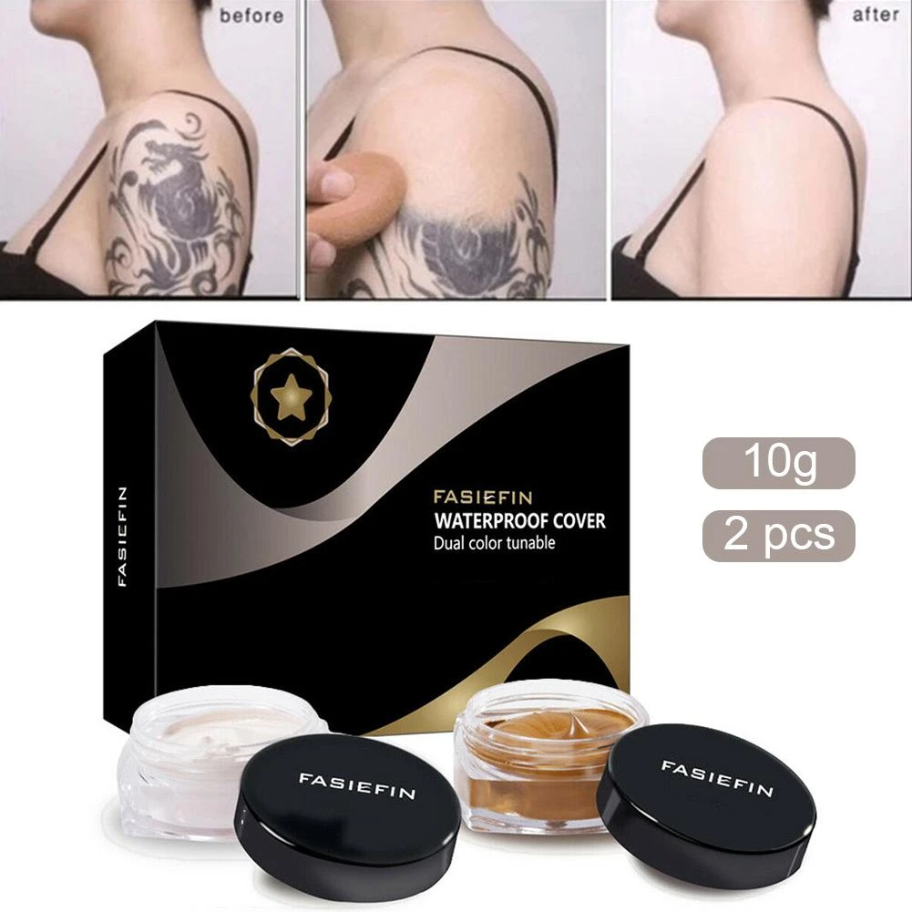 Occlusion White Spot Birthmark Scar Tattoo Cover Cream Concealer Cream Pen Liquid Combination Makeup Concealer Set Aliexpress