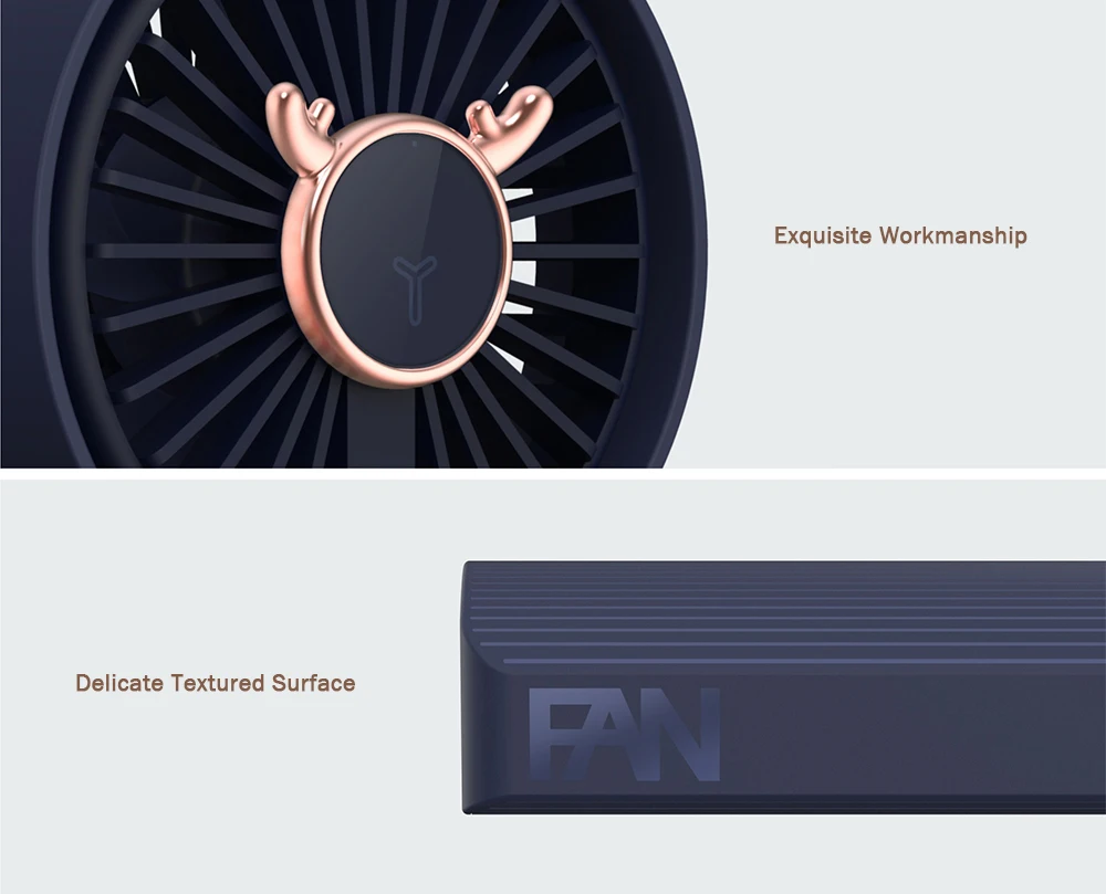 Мини портативный ручной вентилятор USB Настольный вентилятор для дома офиса улицы встроенный аккумулятор тихий сильный ветер воздушный