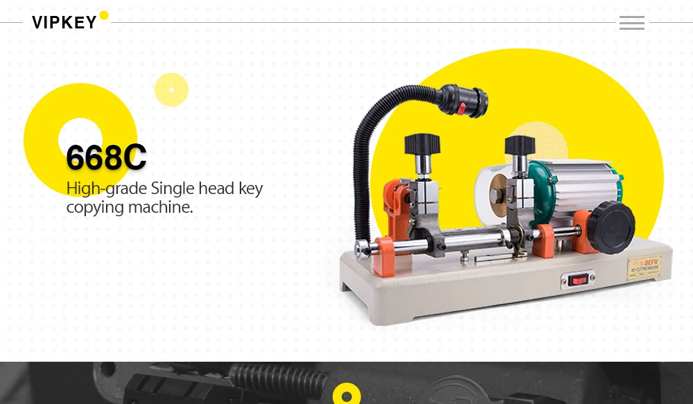 668C машина для резки ключей для латунного ключа 220 В машина для изготовления ключей, ключи Слесарные Инструменты