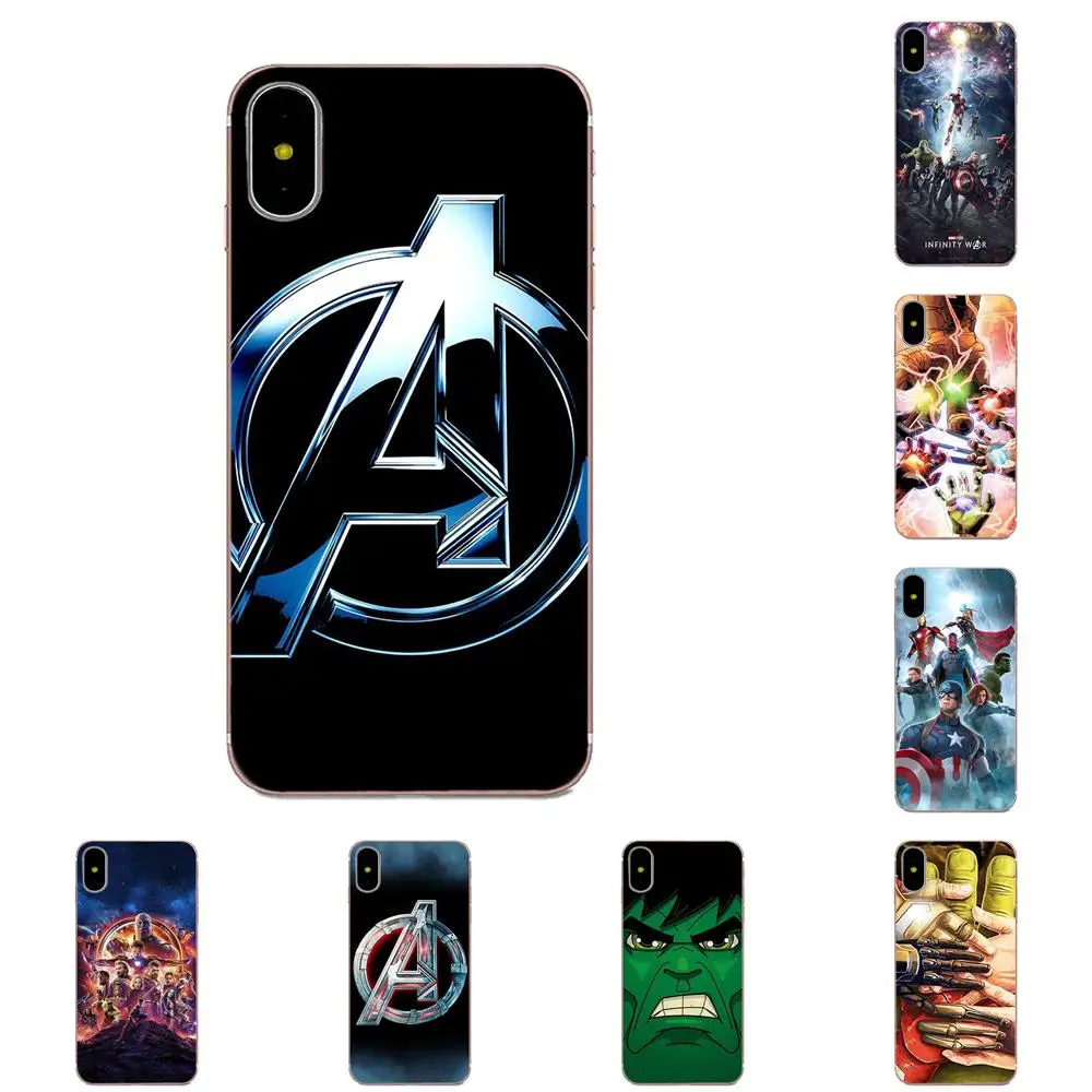 

For Xiaomi Redmi Note 2 3 3S 4 4A 4X 5 5A 6 6A Pro Plus Quote Case Slim Marvel Superheroes The Avengers
