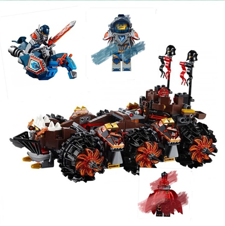 

New Nexo Knight General Magmar's Siege Machine of Doom Building Blocks compatible with IEgo 70321 14018 Knight Hero Bricks gift