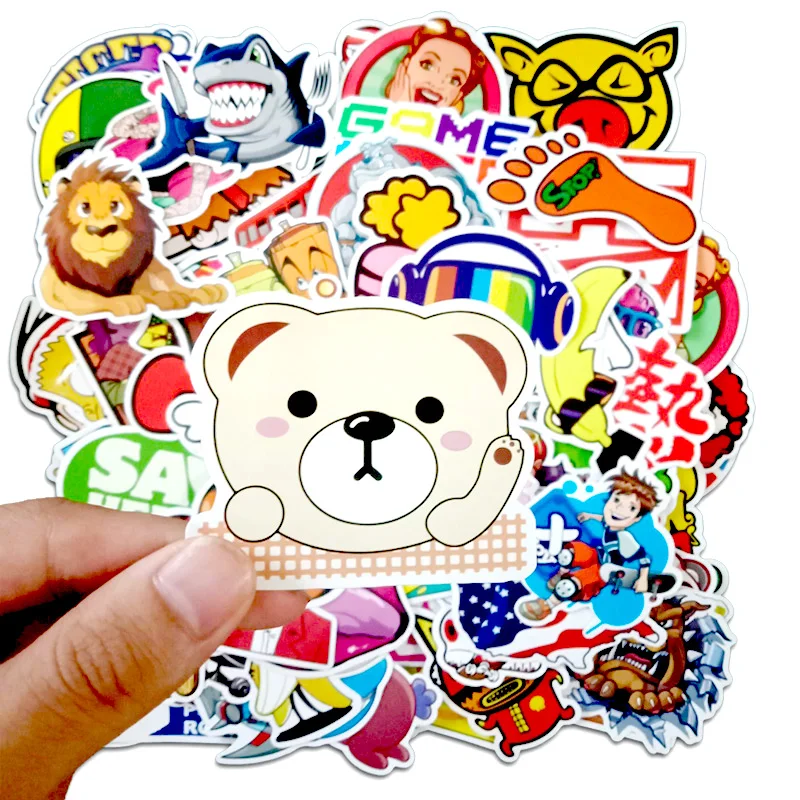 

100 Pcs Cute Girl Stickers For Car Motorcycle Styling Bike Cool Skateboard DIY Bathroom Graffiti Guitar Diary Waterproof Sticker