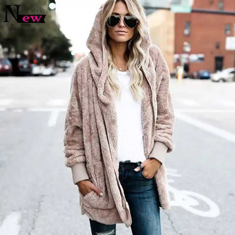 teddy bear jacket hooded