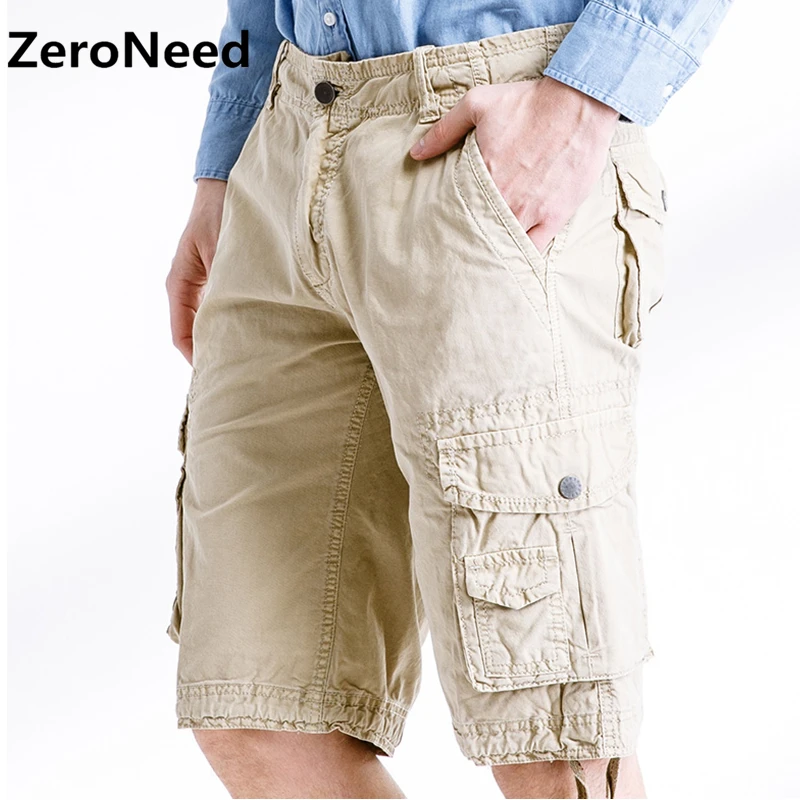 mens calf length cargo shorts