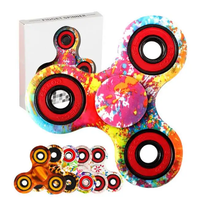 

Spinner LED Spinner finger Mini Music EDC Hand Spiners For Adult Funny Tri-Spinner Toys