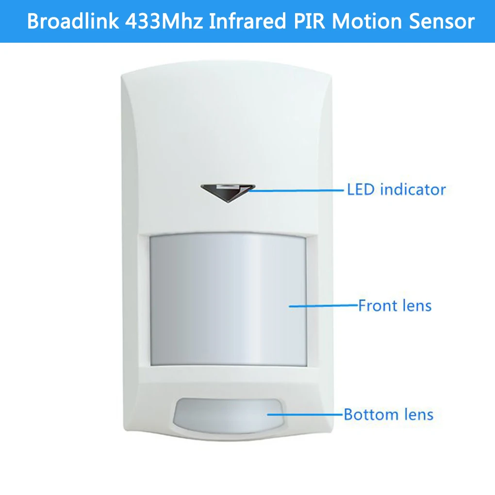 Broadlink 433Mhz Wireless Infrared PIR Motion Sensor Anti