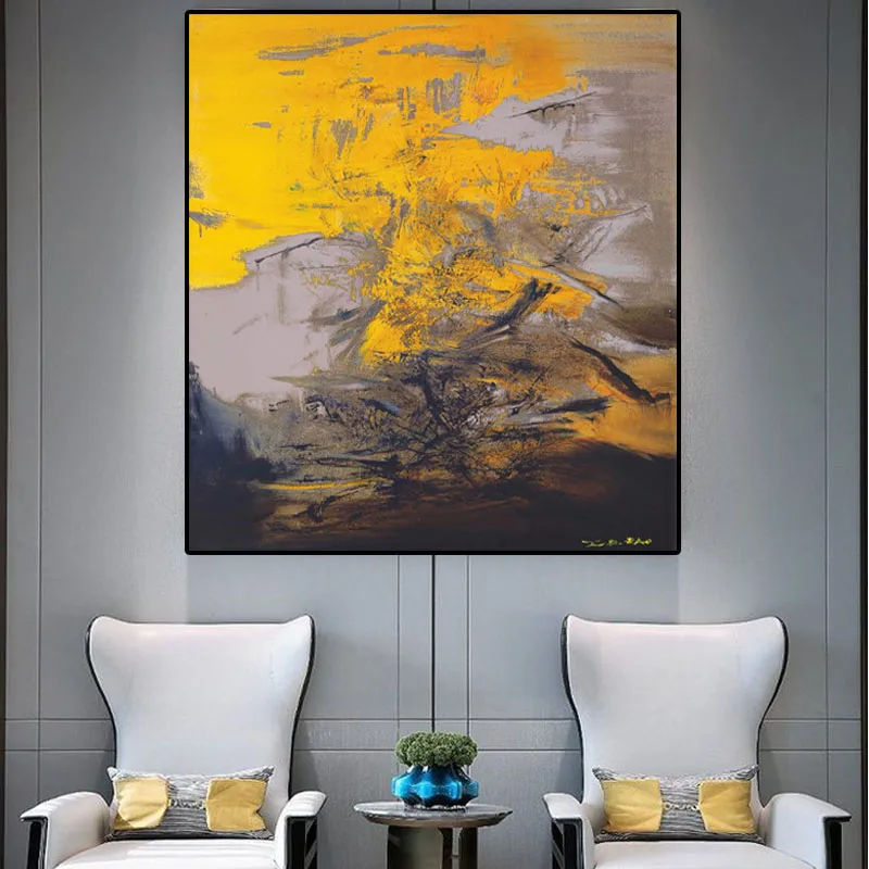 Large Size Wall Art Abstract oil Canvas Painting For Living Room Home Decor 100 handmade Oil