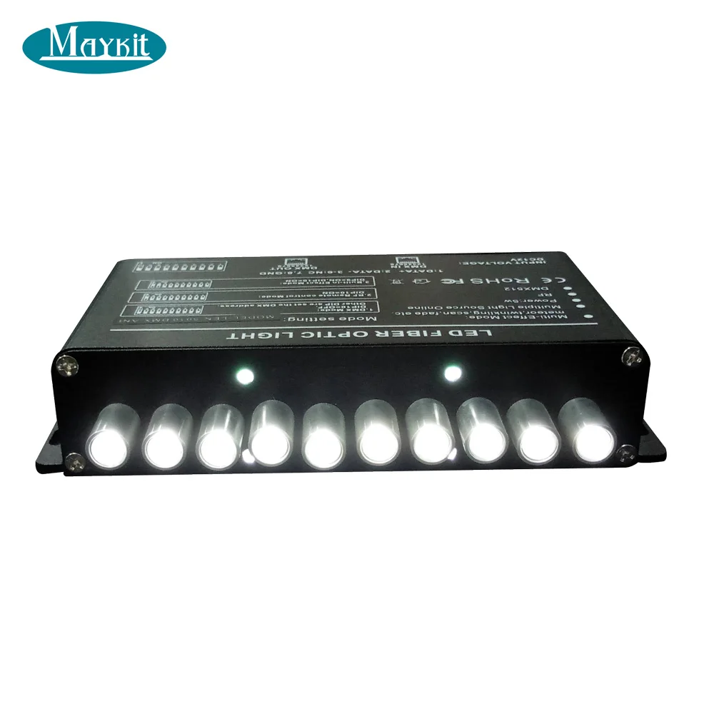 PMMA shooting fiber optic star ceiling kit lighting , white CREE light source 300 strands 0.75mm fiber 2m long 24key remote