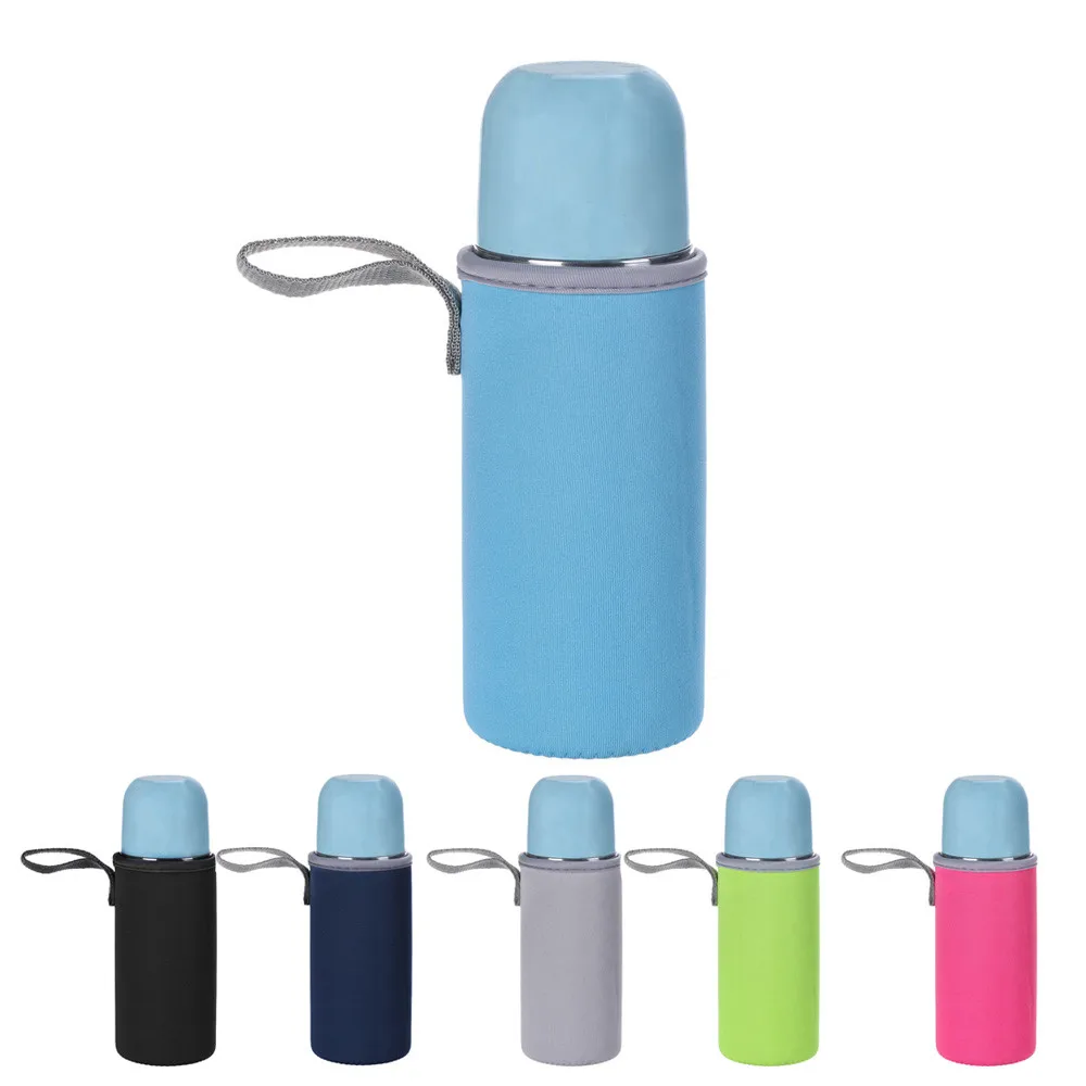 

2018 6 Color Water Bottle 500 ML Bag With Sport Portable Travel Readily Bottle Drinkware Bottle With The Bag only Portable Bag