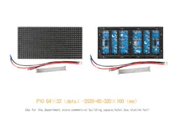 Teeho светодиодный дисплей p10 открытый модуль светодиодный дисплей Панель smd3535 320*160 мм 32*16 пикселей 1/4 сканирования полноцветный видео высота