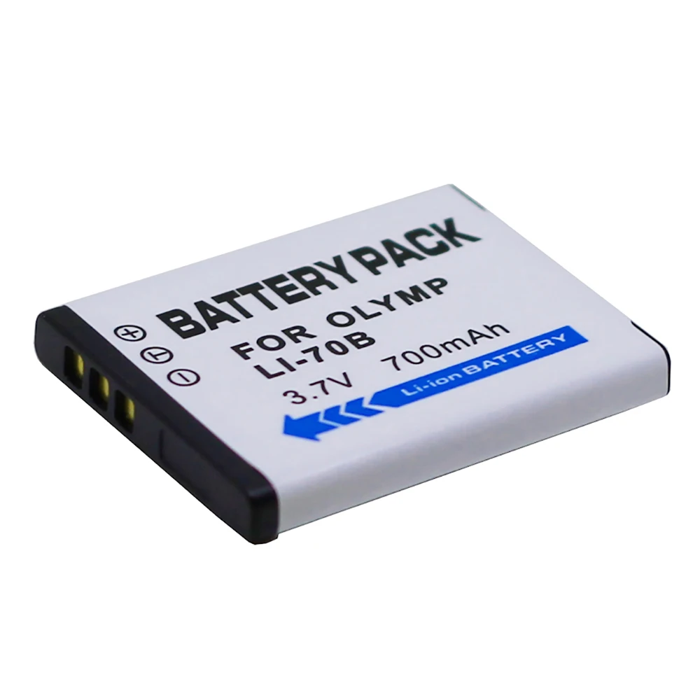 

Doscing 1Pcs 3.7V 700mAh Li-70B Li 70B Camera Battery for Olympus VG-110, VG-120, VG-130, VG-140, VG-160, FE4020 Digital Camera