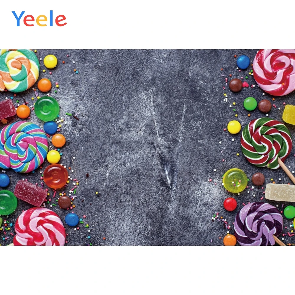 

Yeele Party Wallpaper Photocall Chocolates Lollies Photography Backdrops Personalized Photographic Backgrounds For Photo Studio
