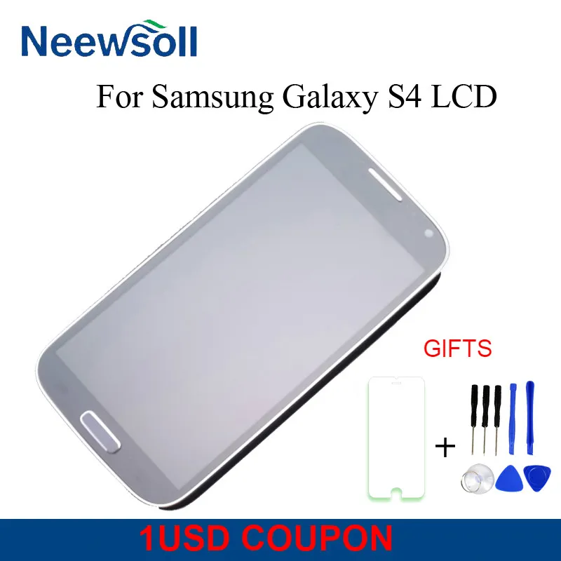 

LCD Screen For Samsung Galaxy S4 GT-I9515 I9500 i9505 LCD Display Touch Screen Digitizer Assembly Display With Frame