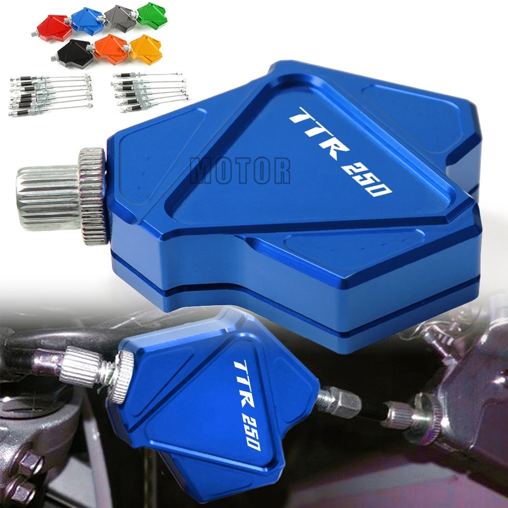 

For Yamaha TTR250 TTR 250 1993-2012 Motorcycle CNC Aluminum Motocross Dirt Pit Bike Stunt Clutch Lever Easy Pull Cable System
