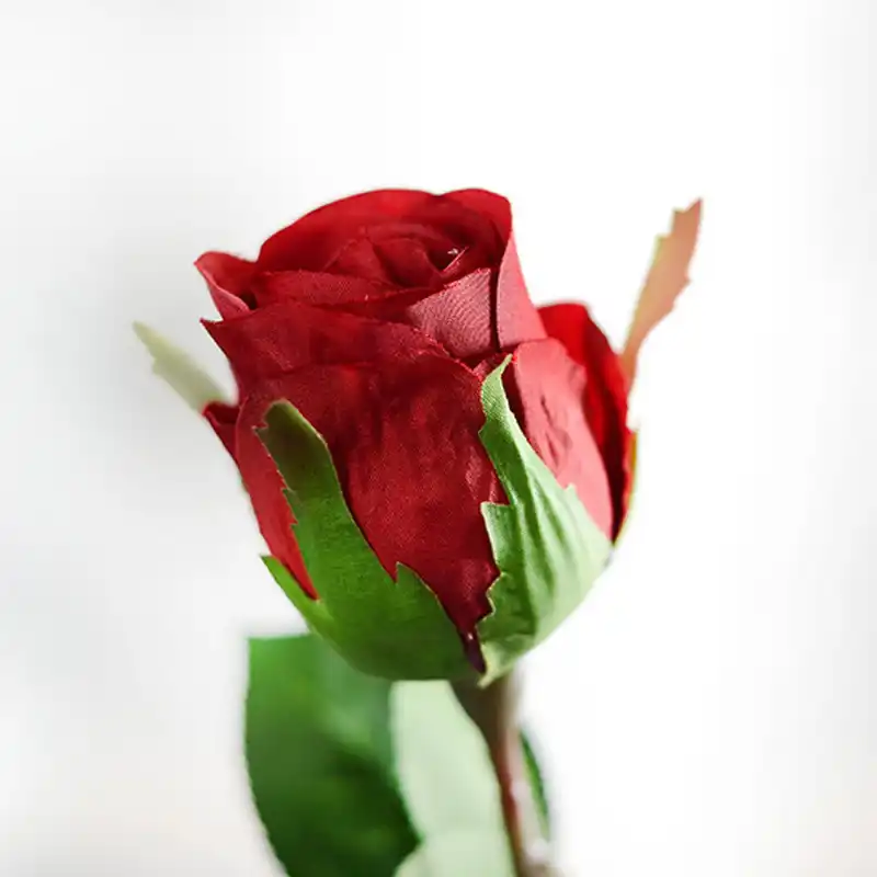 Real touch rubber flower polyurethane perennial flower roses red rose