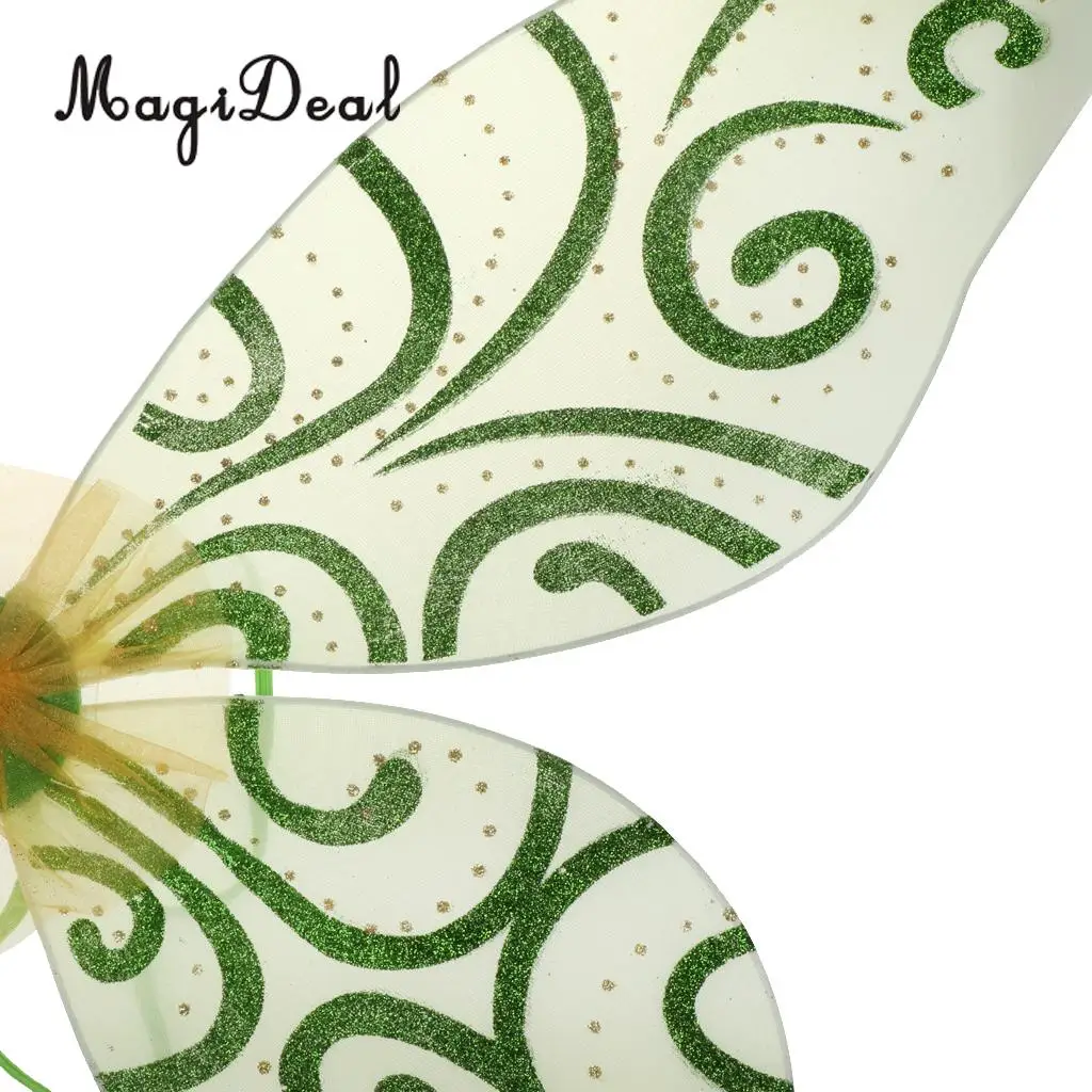  MagiDeal New Glitter Butterfly Angel Fairy Wings Kid Child Party Costume Fancy Dress for Kindergart - 32829382243