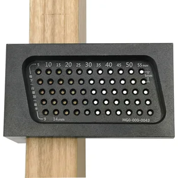 

T-55 Aluminum Alloy Precision Measuring Tool Woodworking T-type Scribe Mark Ruler Measurement Tool Cross-calibration Ruler