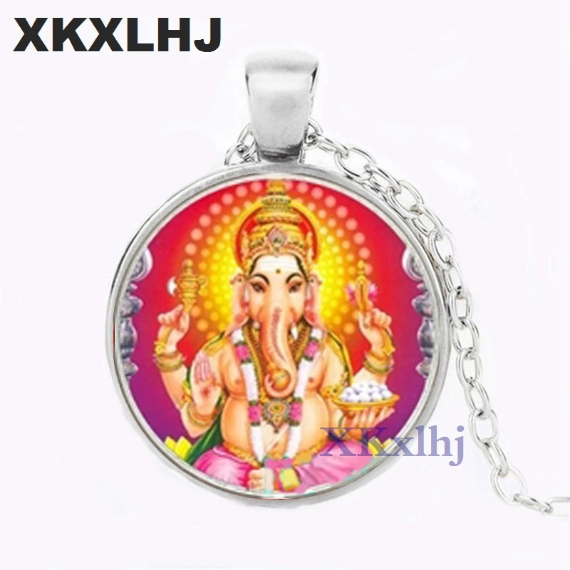 Винтажное женское ожерелье XKXLHJ индийское круглое ювелирное изделие Ganapati