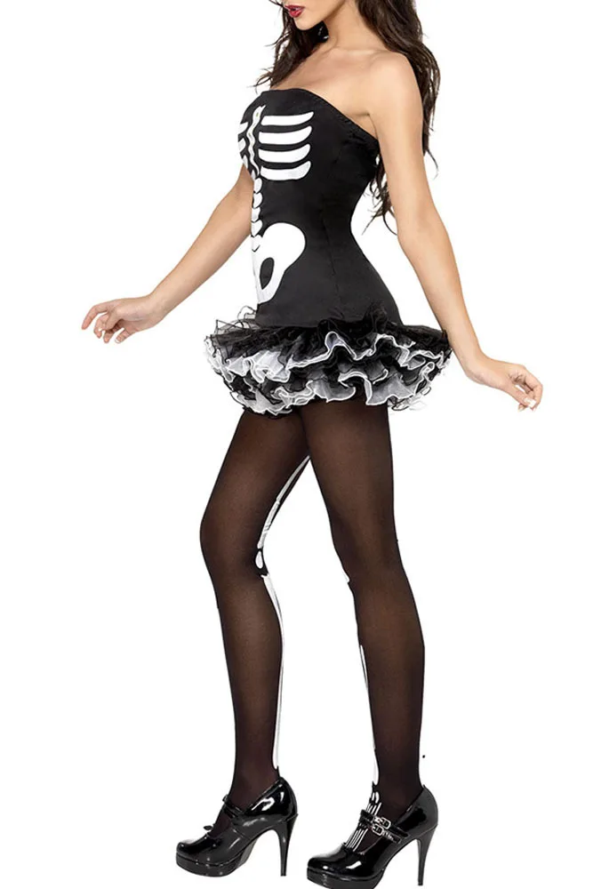 sexy skeleton dress