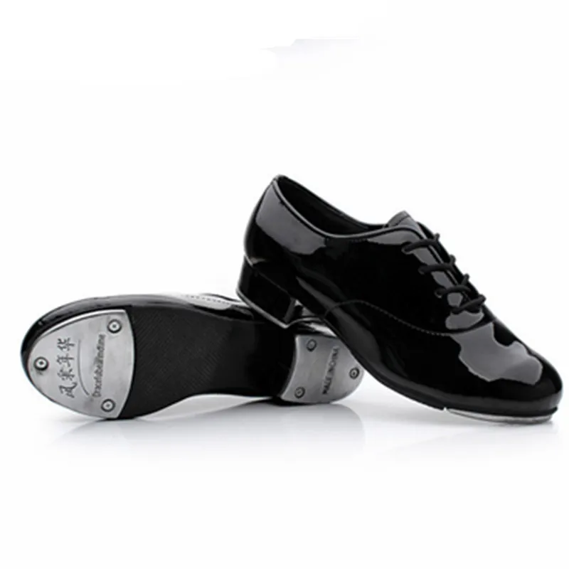 Size 25 45 Adult Men Children Boy Tap Dance Shoes Leather or PU Oxford Lace Up Dancing Girls Women shoes WD194|dance shoes|dance leatherdance girls |