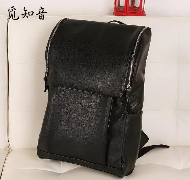 

Free Shipping 2015 New Men Shoulder Bag Computer Bag Schoolbags Tourist Backpack Computer Backpack Pu Material